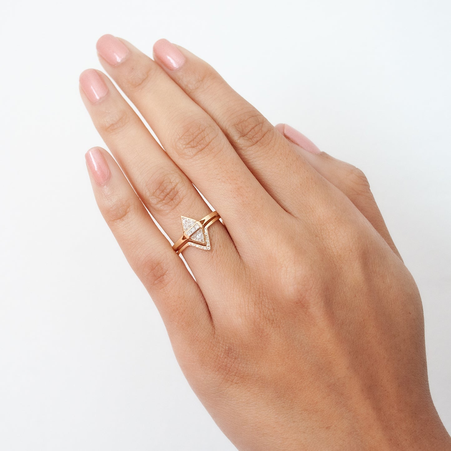 Split Love Nesting Ring