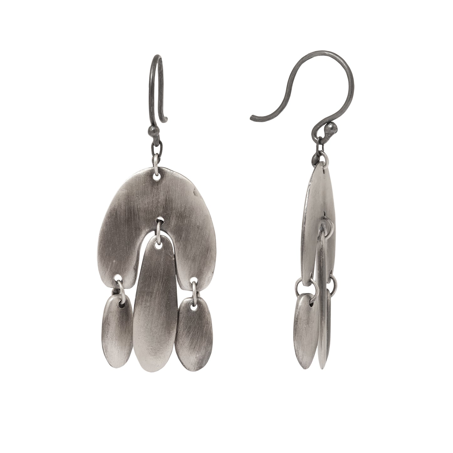 Mini Silver Chandelier Earrings