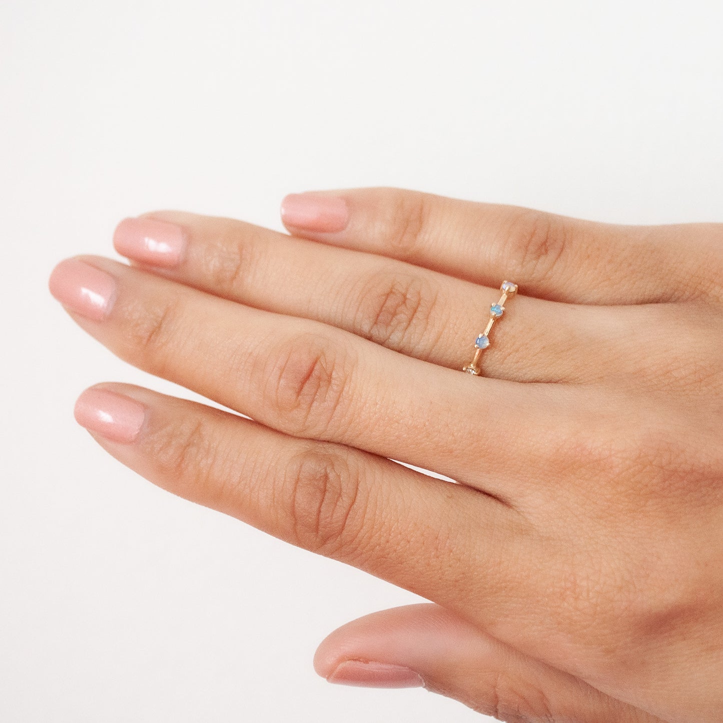 Four Step Opal Ring