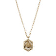 Lauren Wolf Jewelry Hexagon Champagne Quartz Necklace 1
