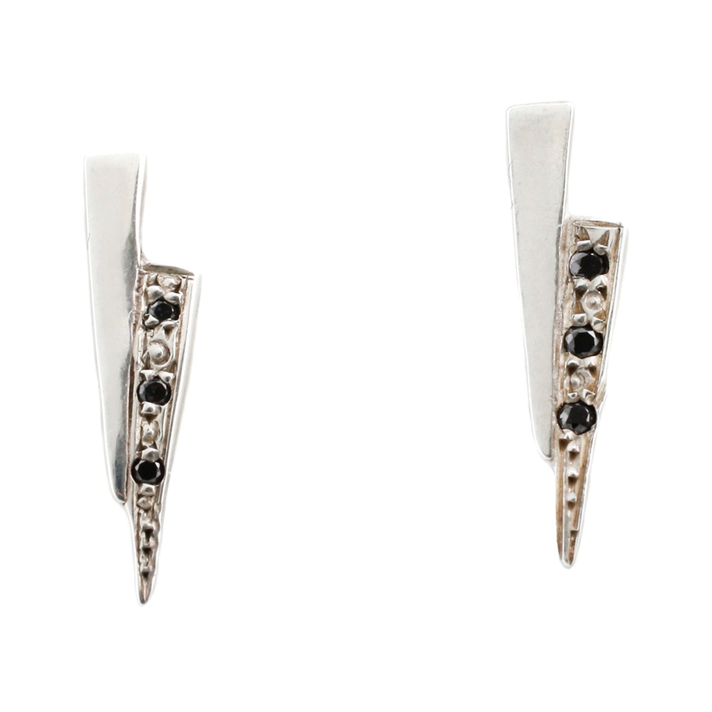 T. Kahres Black Diamond Razor Studs