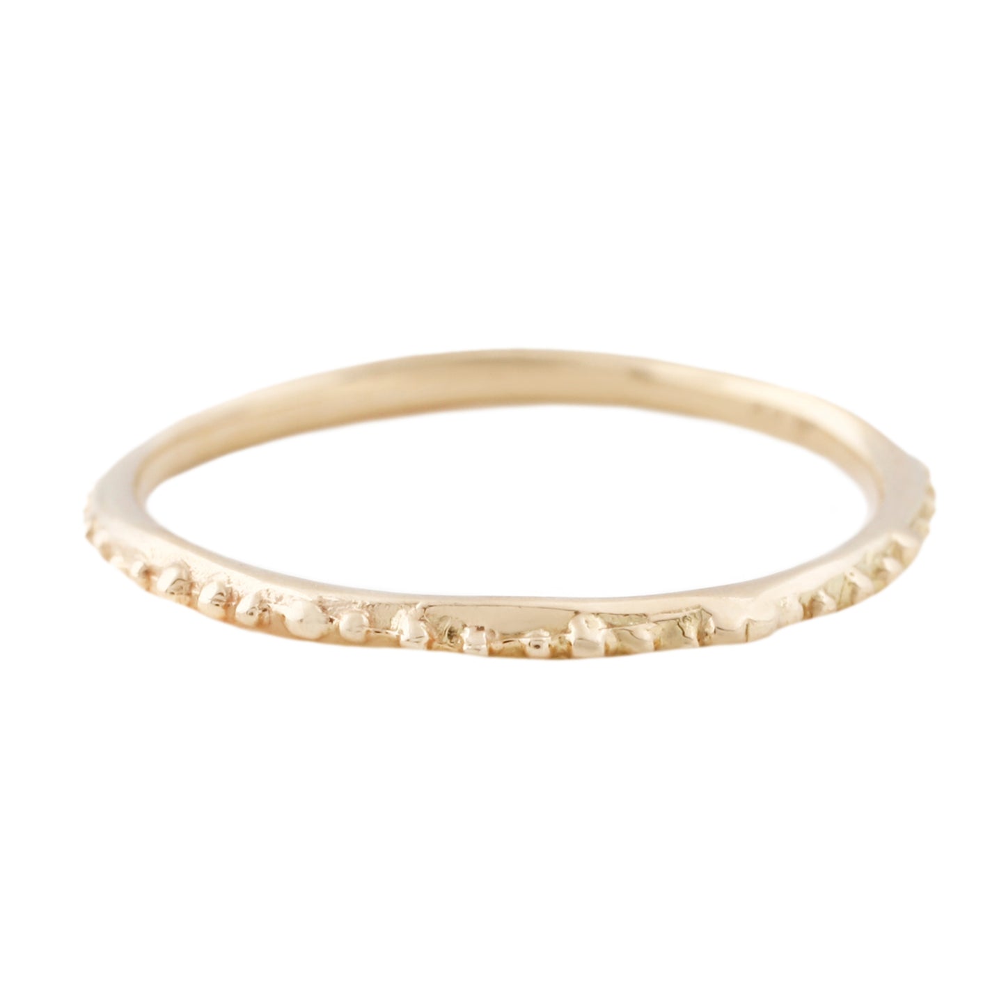 Gold Dot Textured Band