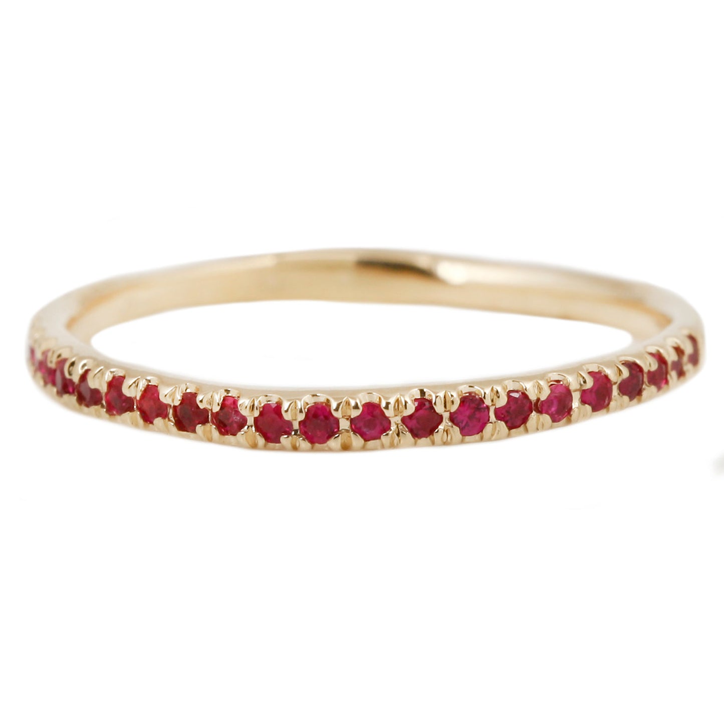 Ruby Half Eternity Band