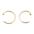 MELISSA JOY MANNING GOLD HUG EARRINGS 1