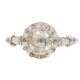 Vintage Astra Diamond Solitaire Ring in Platinum, Silver, and White Gold 1