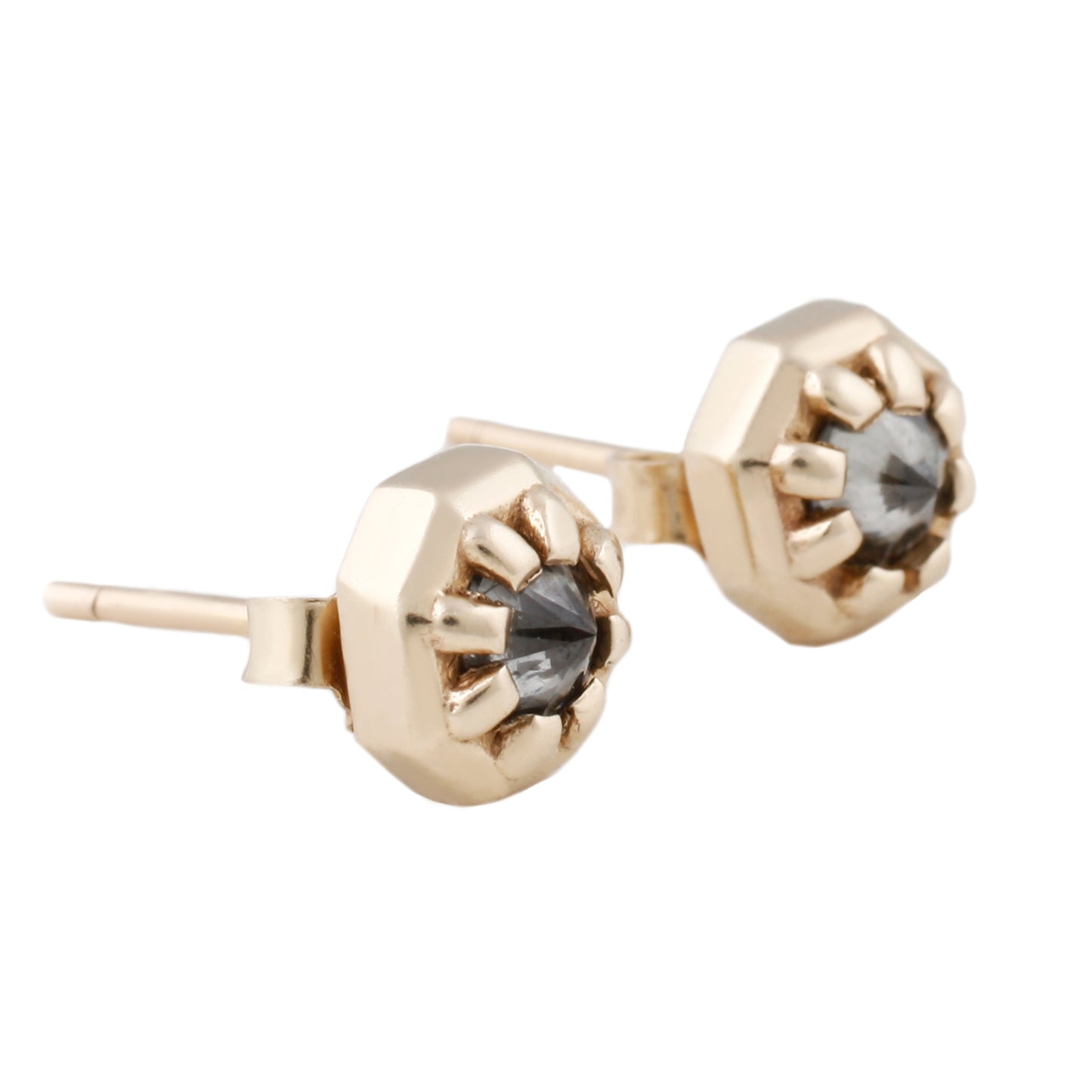 Tiny Point Up Diamond Studs