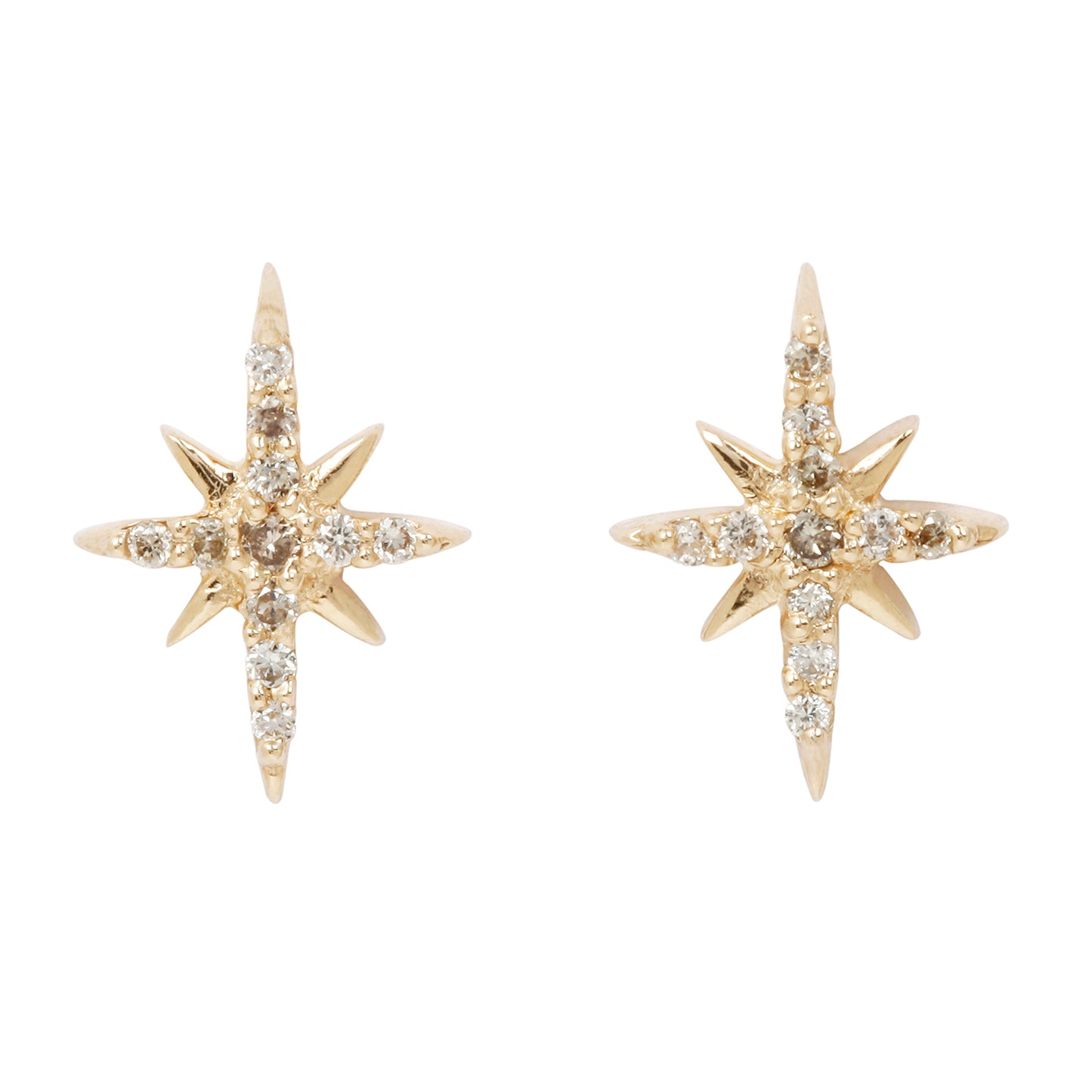 Celine D'Aoust Diamond North Star Studs