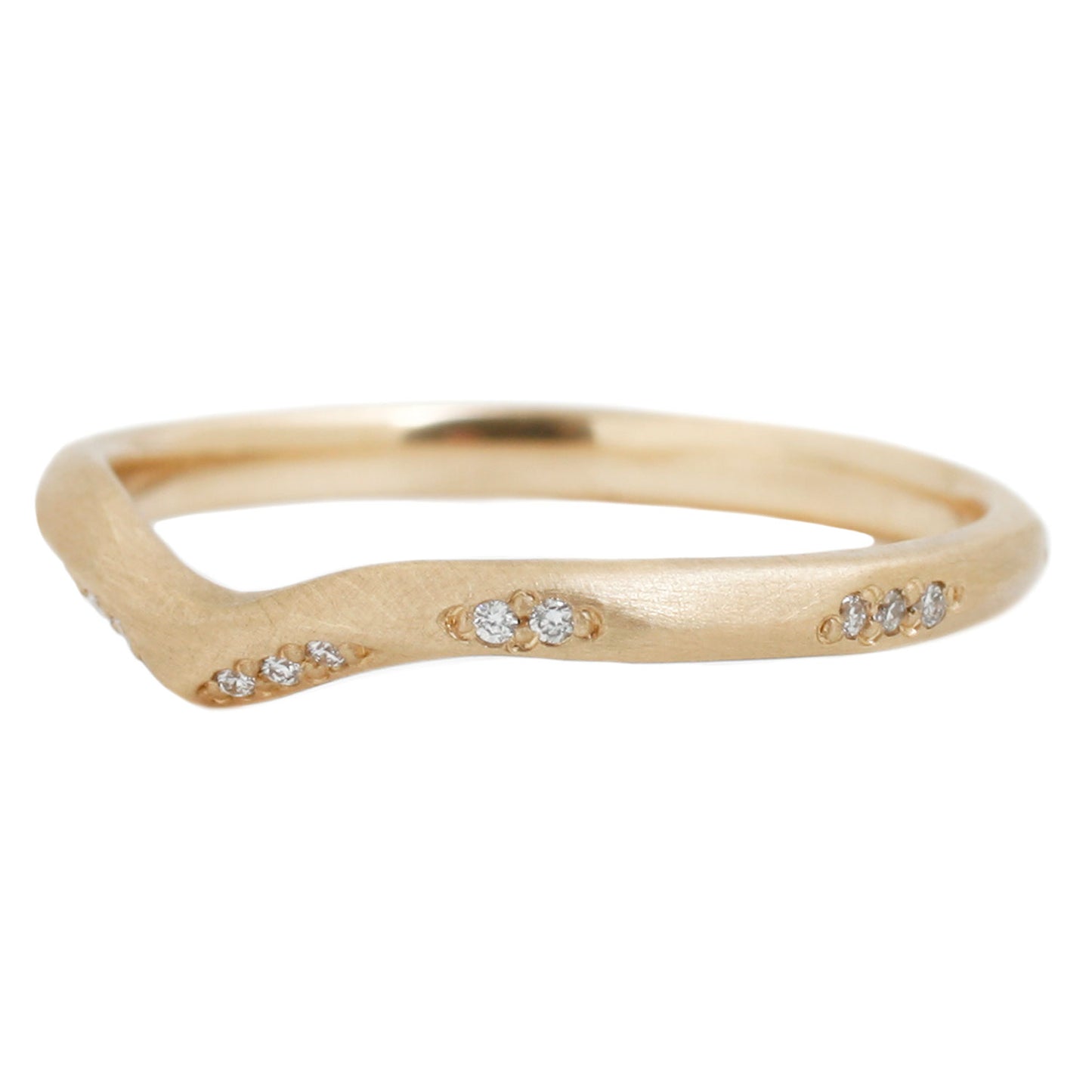 Gold Pavé Water Band