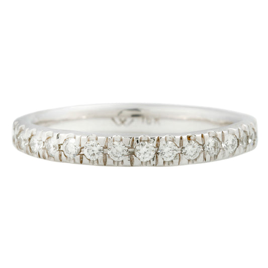 Lauren Wolf Jewelry White Diamond set in White Gold Eternity Band