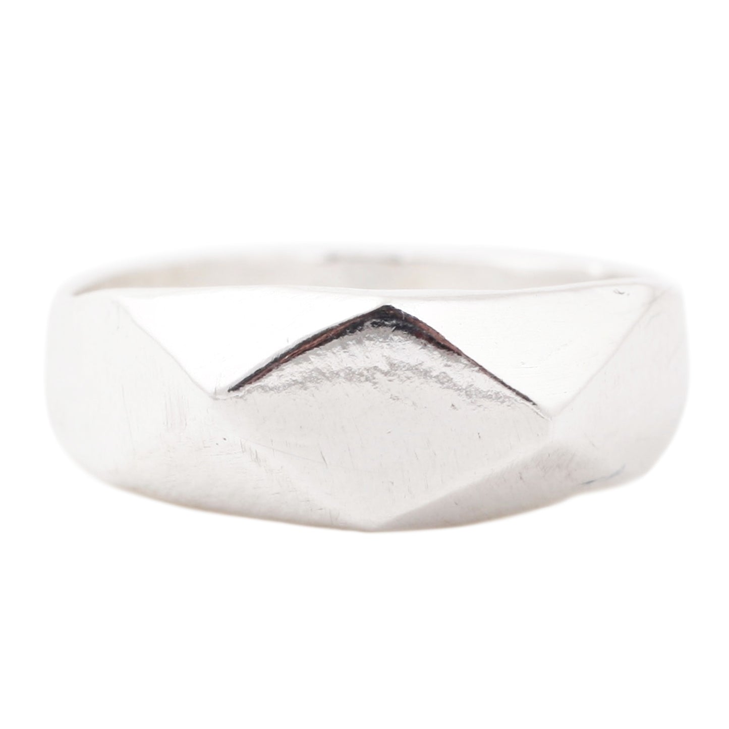 Adeline Silver Plane Signet Ring