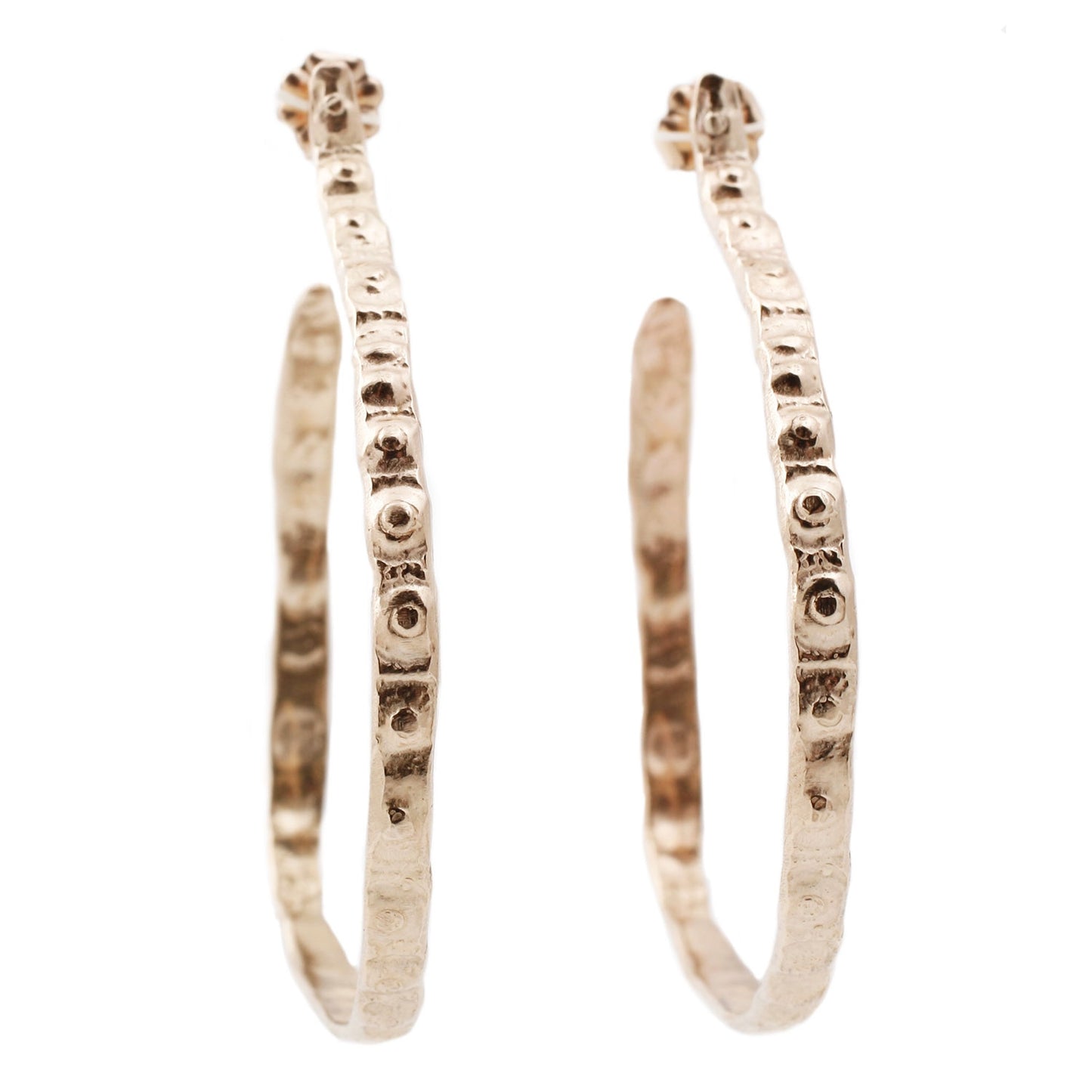 Lauren Wolf Thin Gold Urchin Hoops