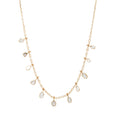 Celine Multi Diamond Slice Necklace 1