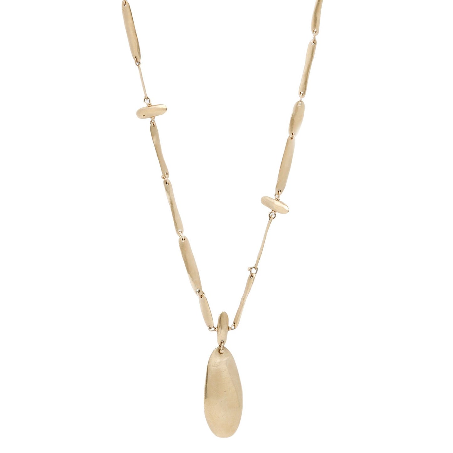 Melissa Joy Manning Yellow Gold Rosary Necklace