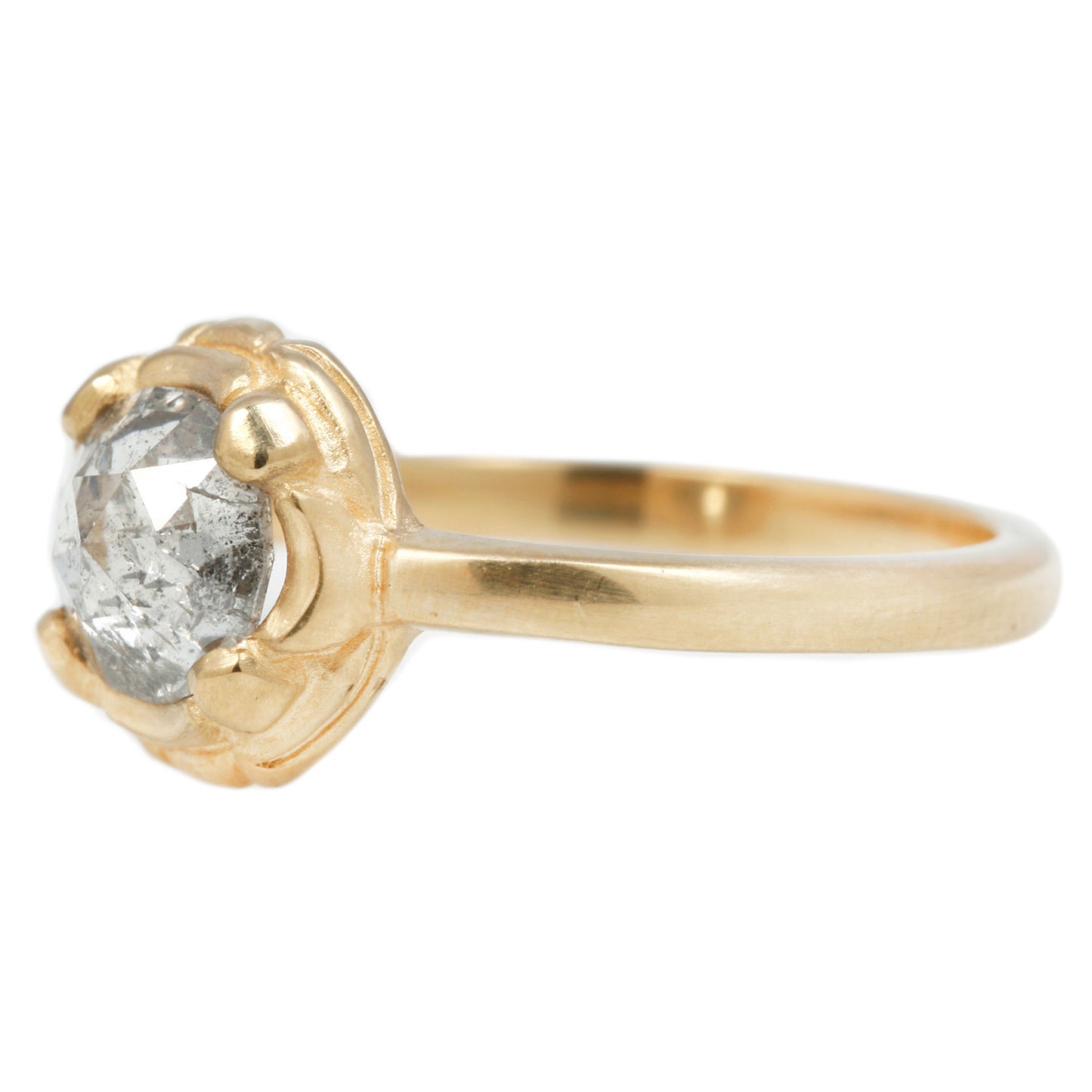 Gray Diamond Josephine Ring