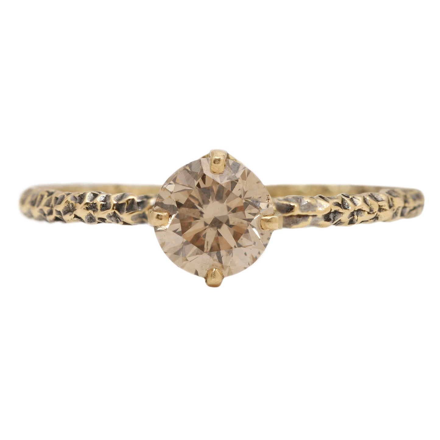 Satomi Kawakita Homespun Brown Sugar Diamond Ring