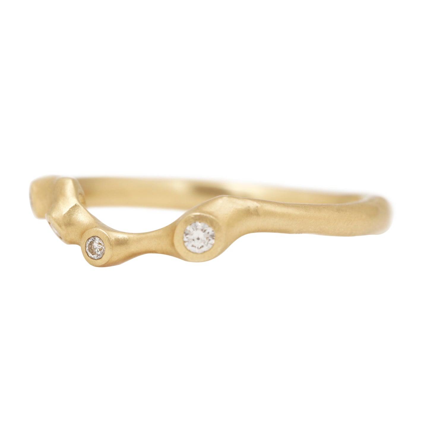 Diamond Barnacle Contour Ring