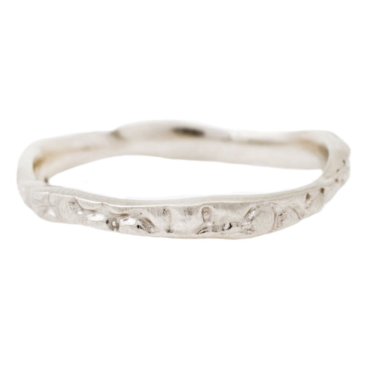 Lauren Wolf Jewelry White Gold Stingray Stacking Band
