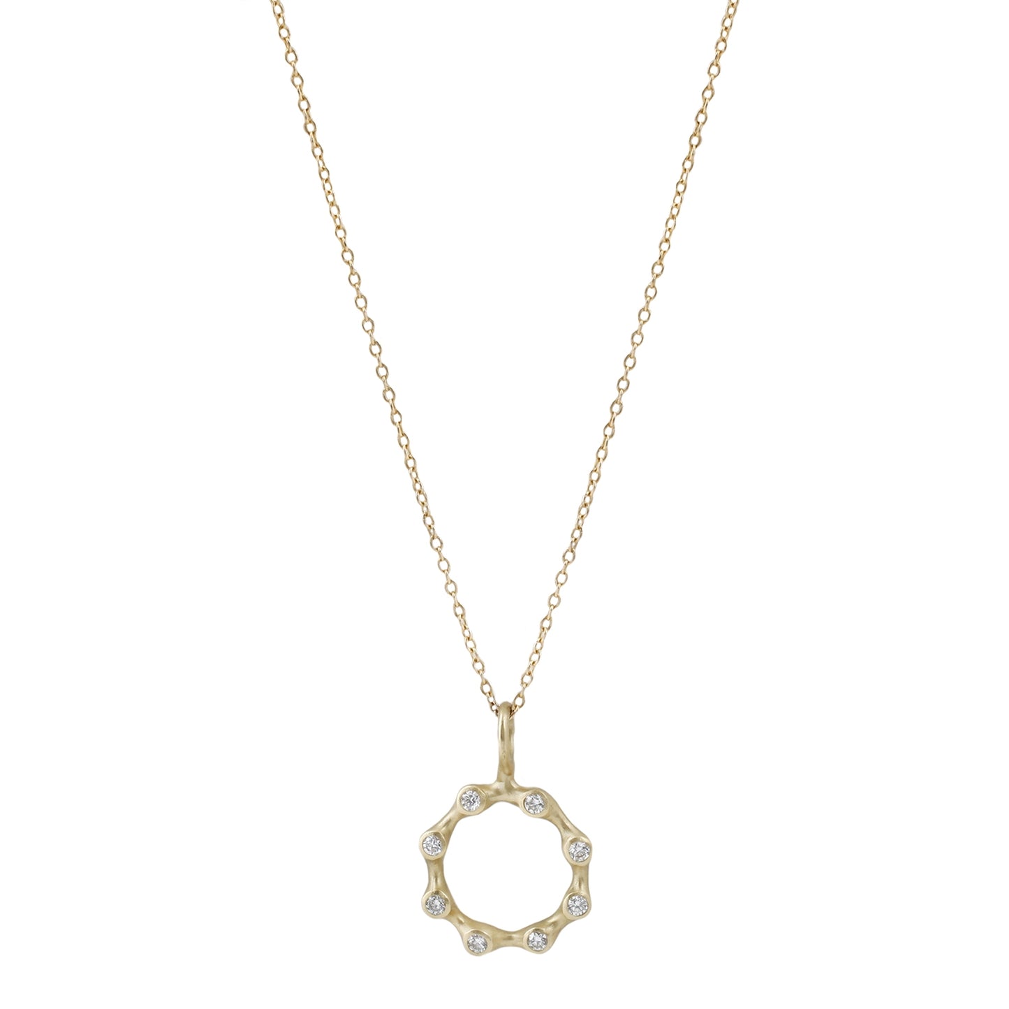 Johnny Ninos Circle Diamond Reef Pendant