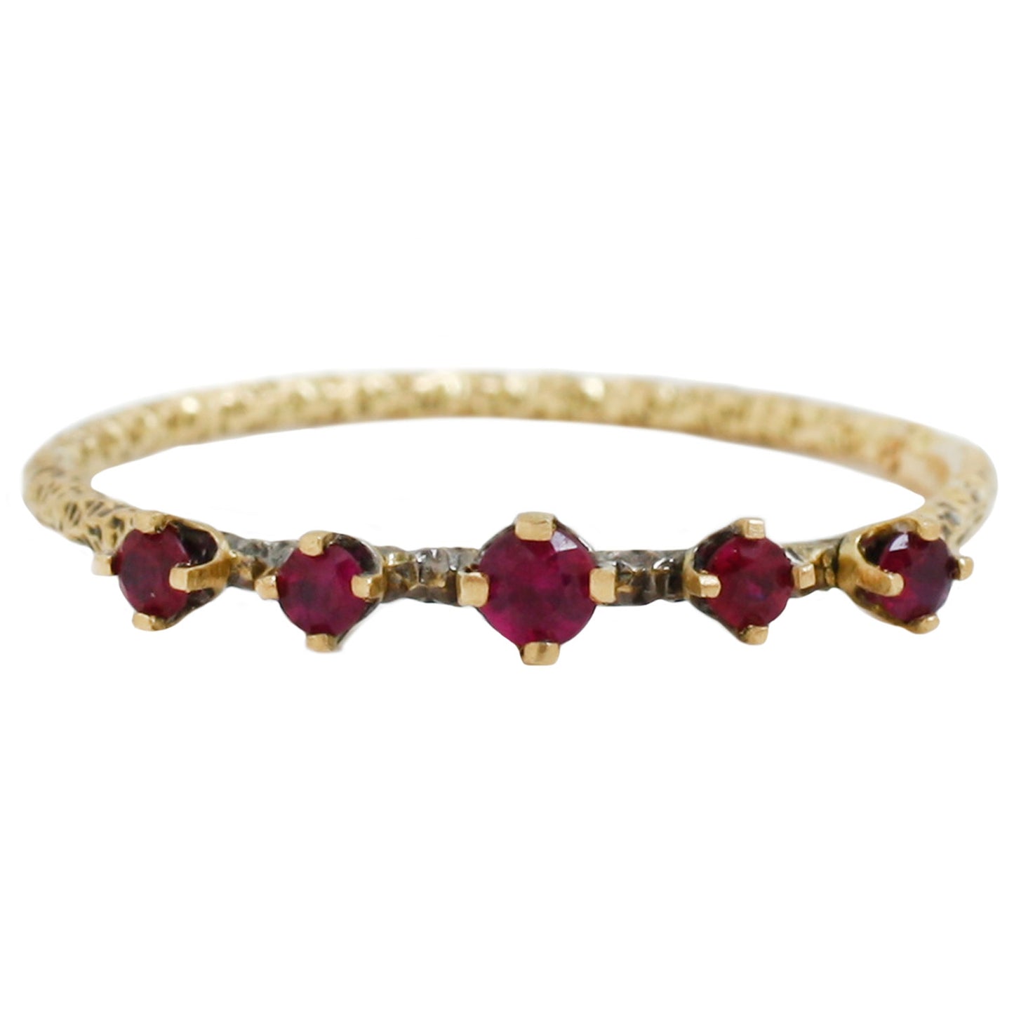 Homespun Ruby Ring
