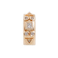 Diamond Totem Single Hoop 3