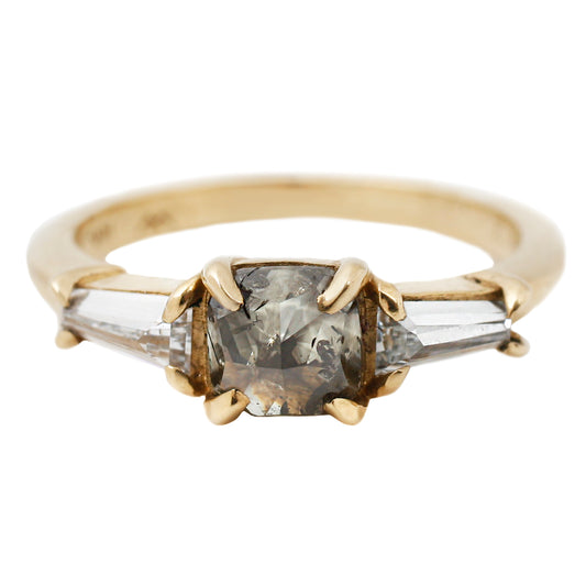 Lauren Wolf Jewelry Green Goddess Diamond Ring