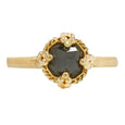 Square Gray Diamond Textile Solitaire 1