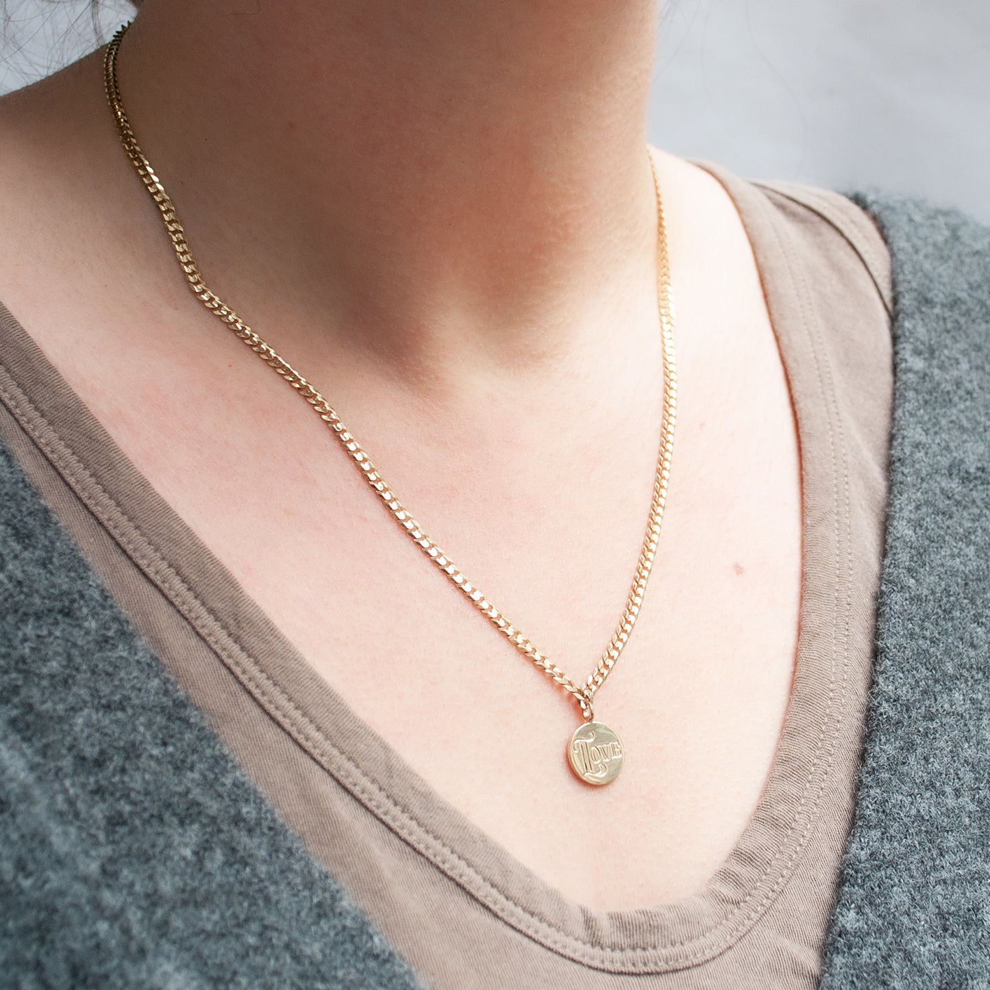 Medallion Signet Necklace