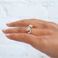 Large Diamond Cluster Bloom Ring 4