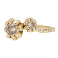 Double Diamond Bloom Ring 3