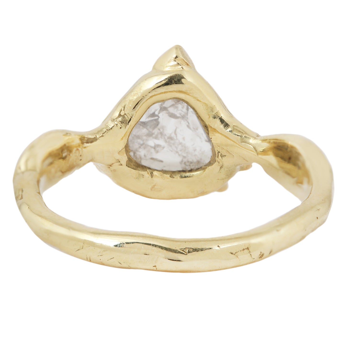 Star Pyramid Rustic Diamond Ring