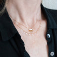 Multi Diamond Slice Necklace 2