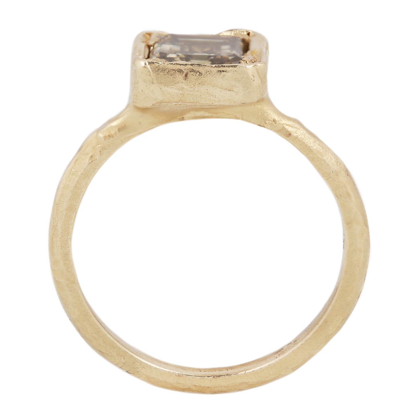 X Soft Green Diamond Ring