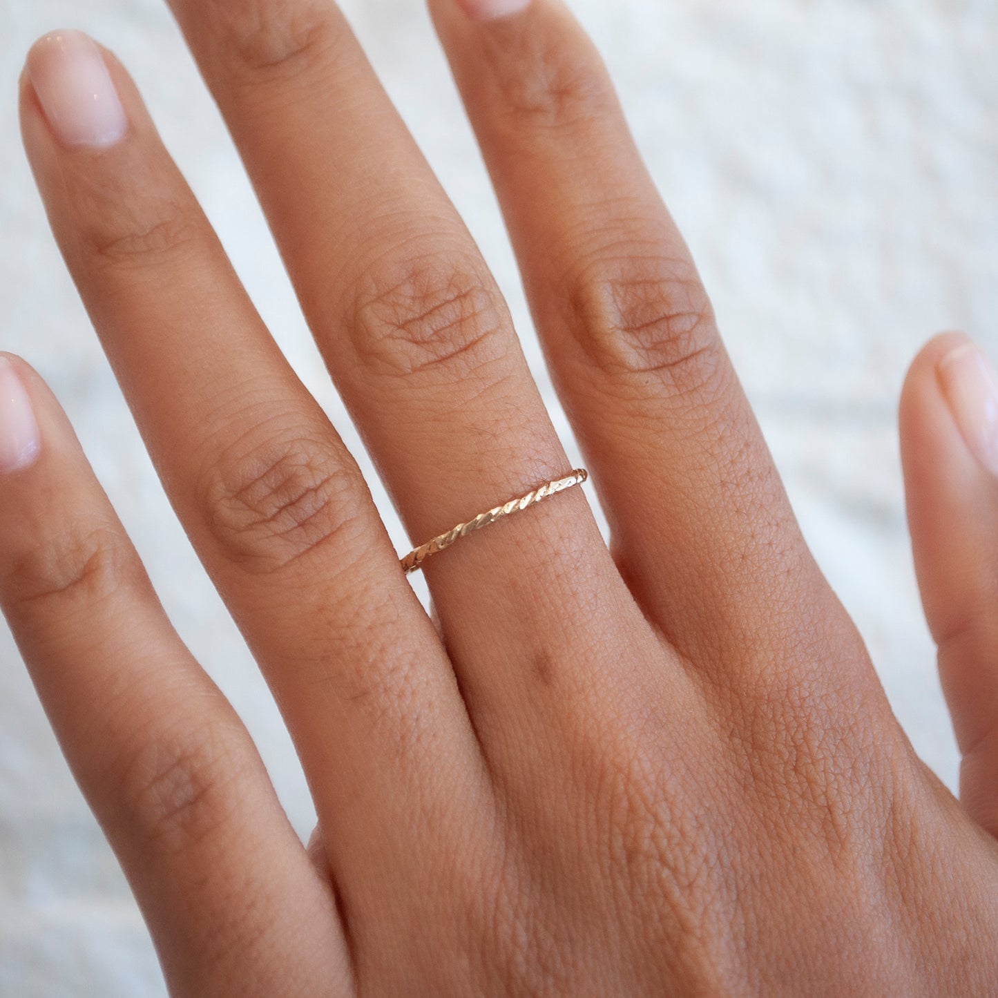 LXI Wrapped Gold Band