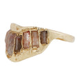 LX Diamond Extra Large V Shape Scatter Ring 3
