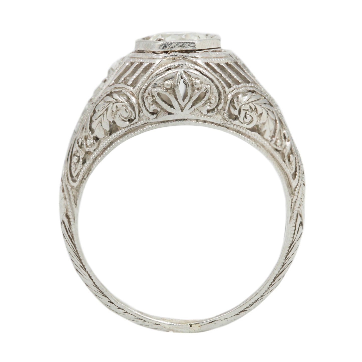 Art Deco Filigree Diamond Ring