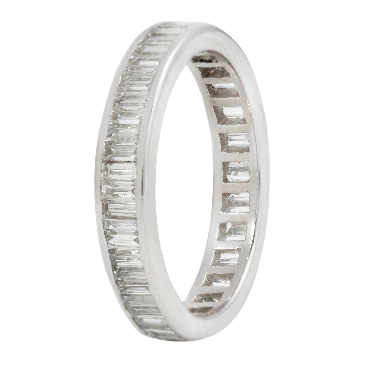 Straight Baguette Eternity Diamond Band