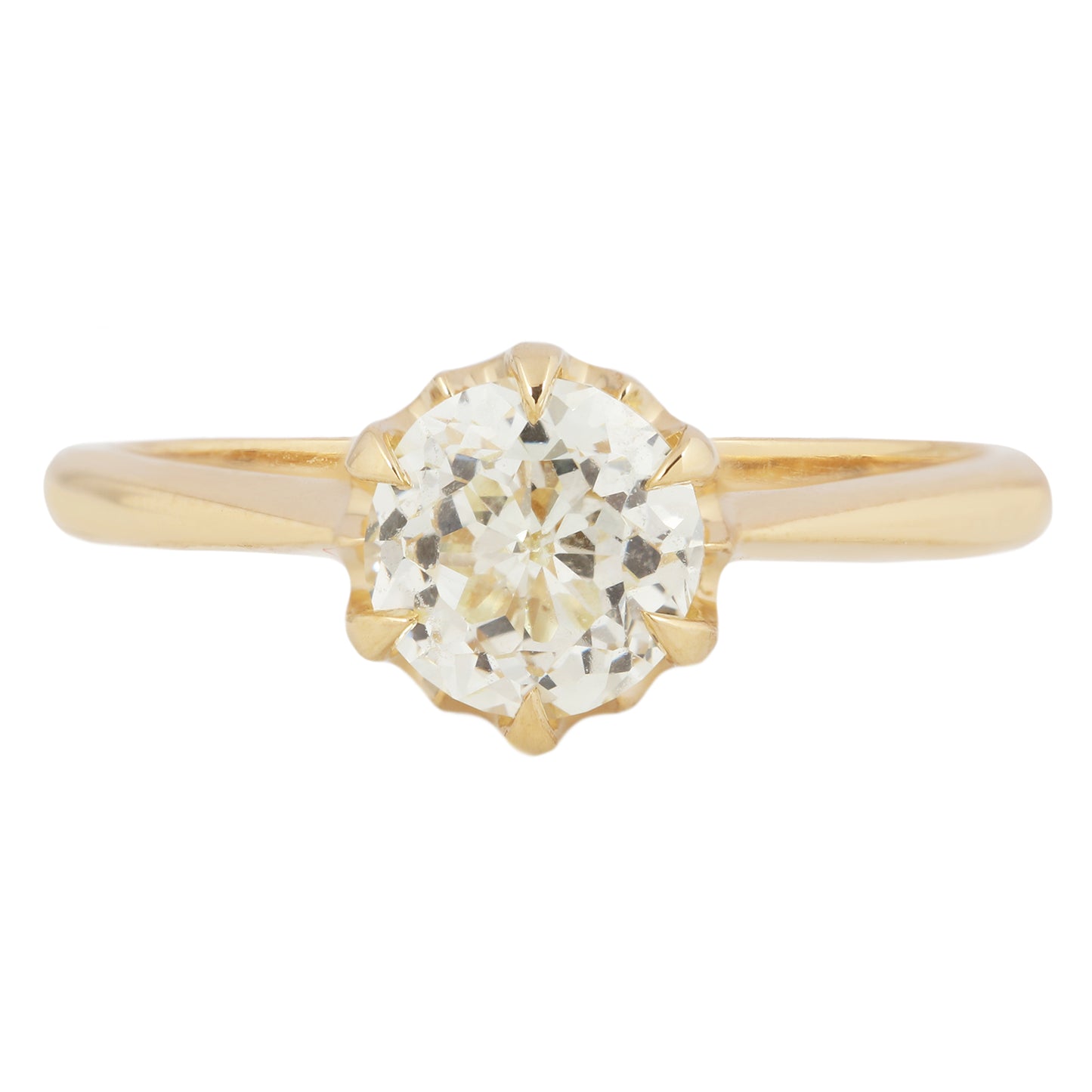 Opulent Crown Jubilee Diamond Solitaire