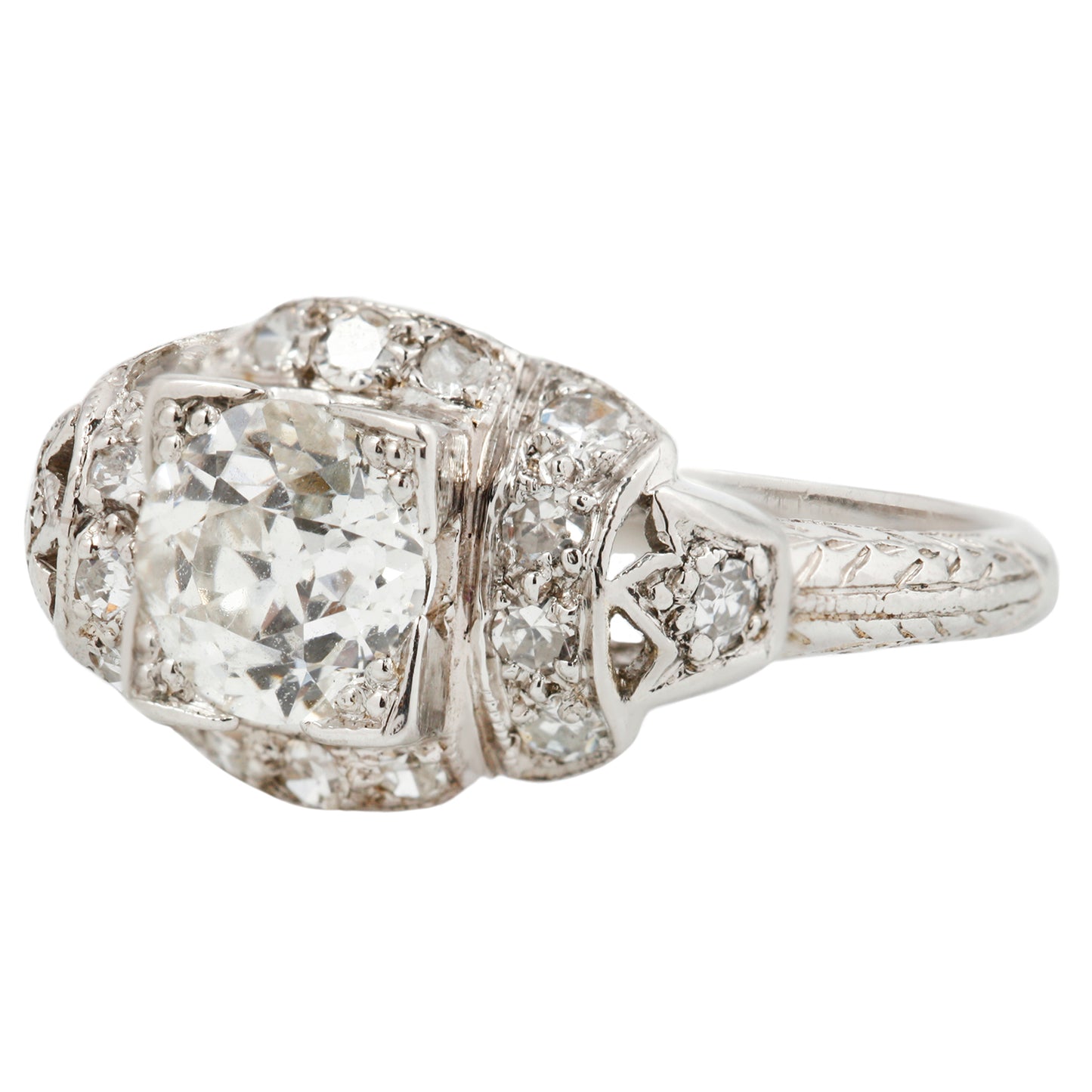 Dapper Diamonds Deco Ring