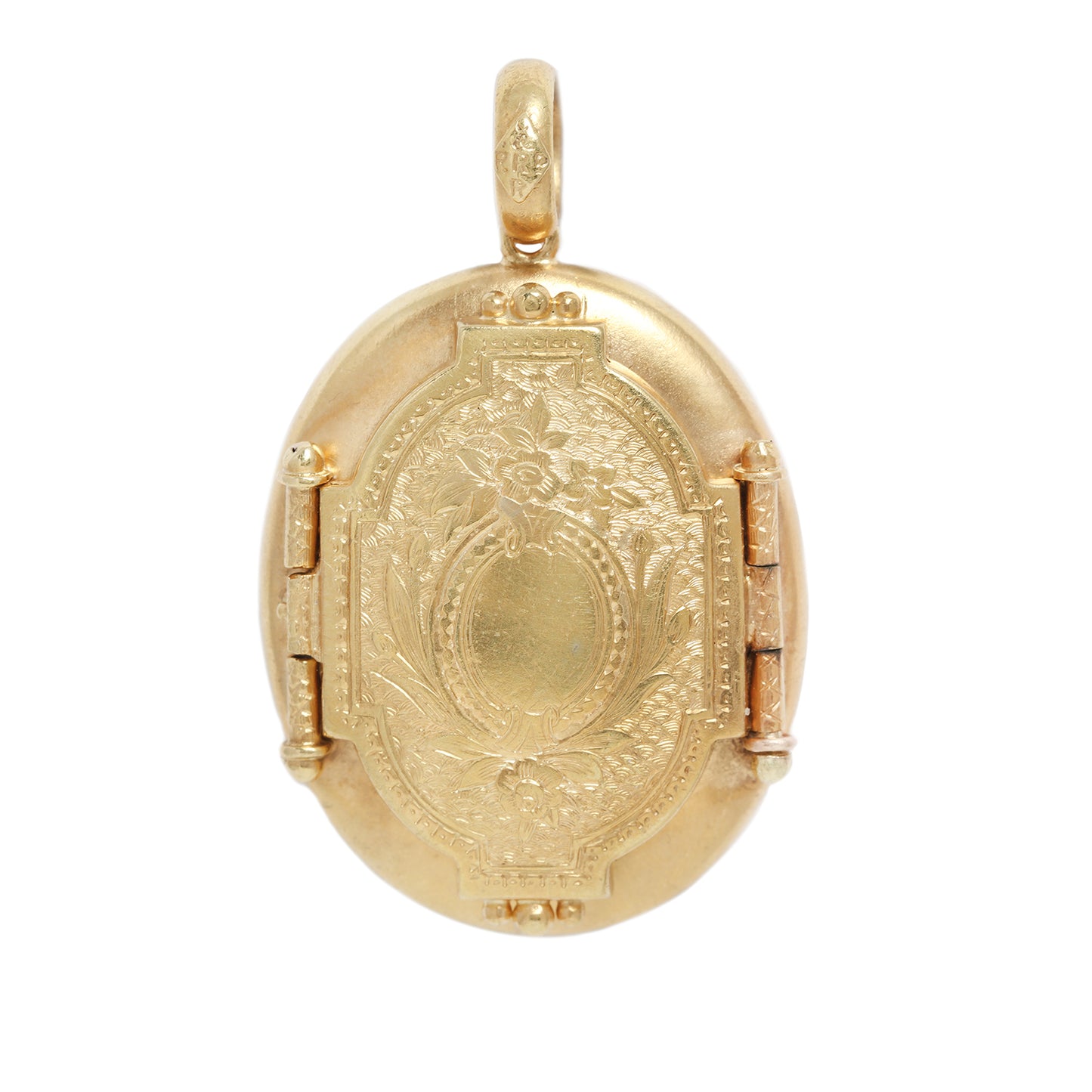 Golden Botanical Locket