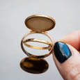 Vintage Gold Double Locket 7