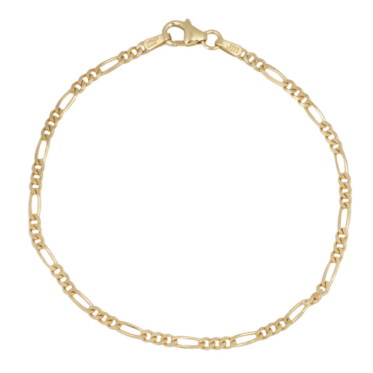 Thin Gold Figaro Bracelet