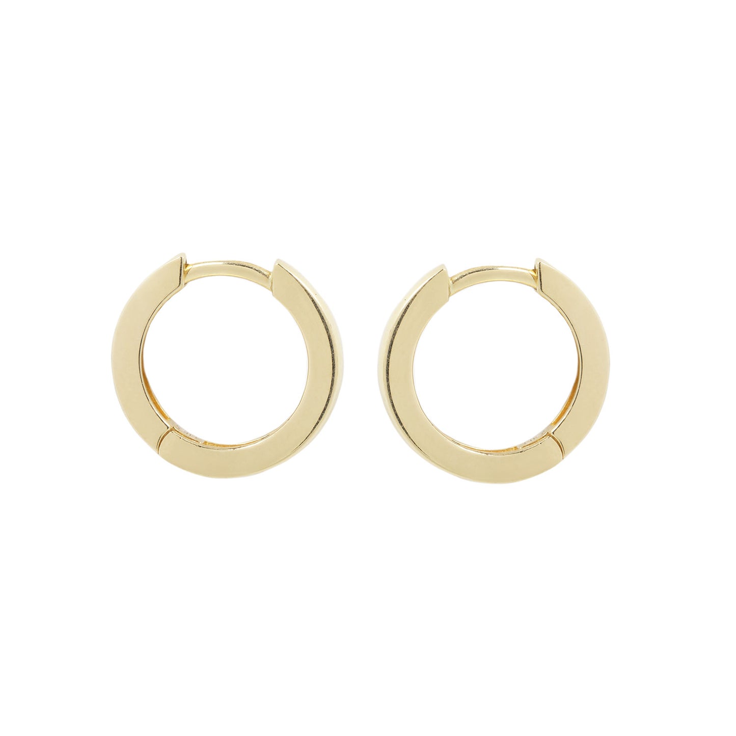 Large Gold Huggie Hoops