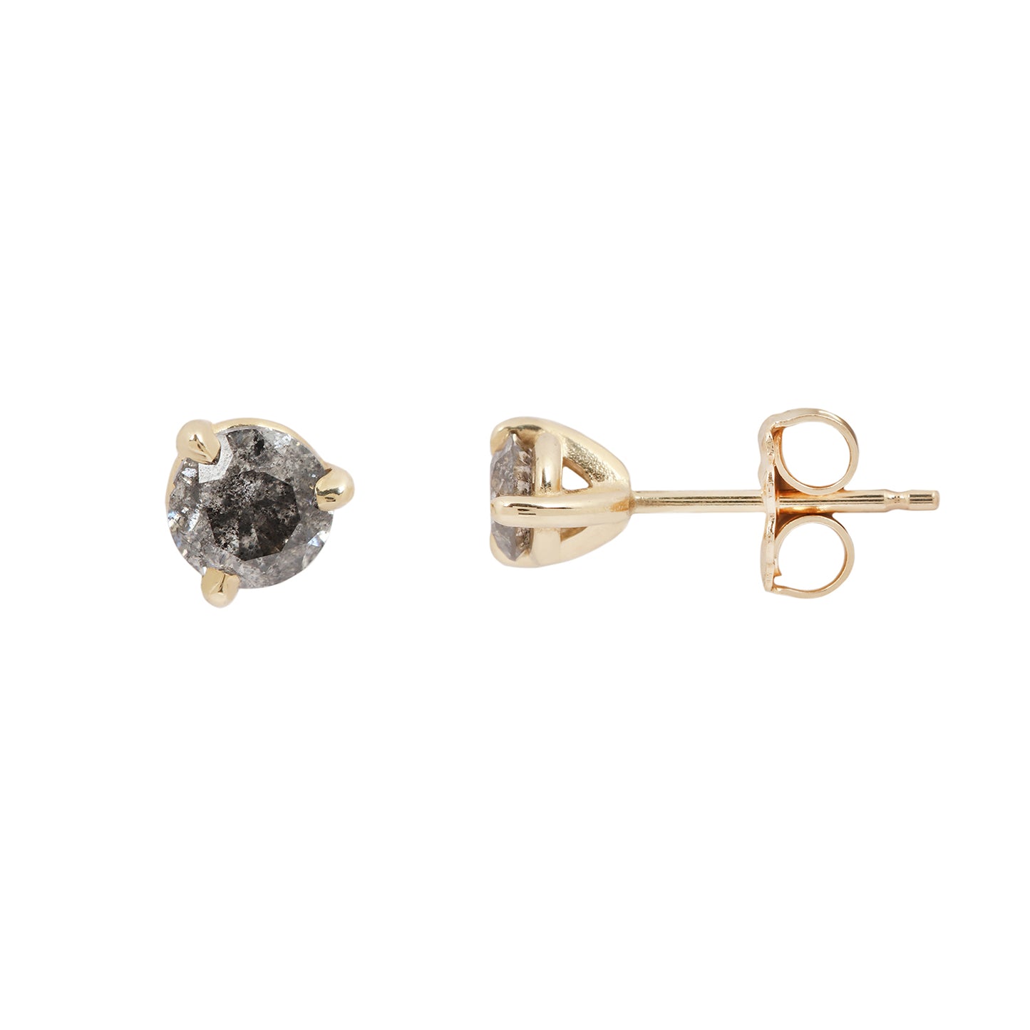 Salt & Pepper Diamond Martini Studs