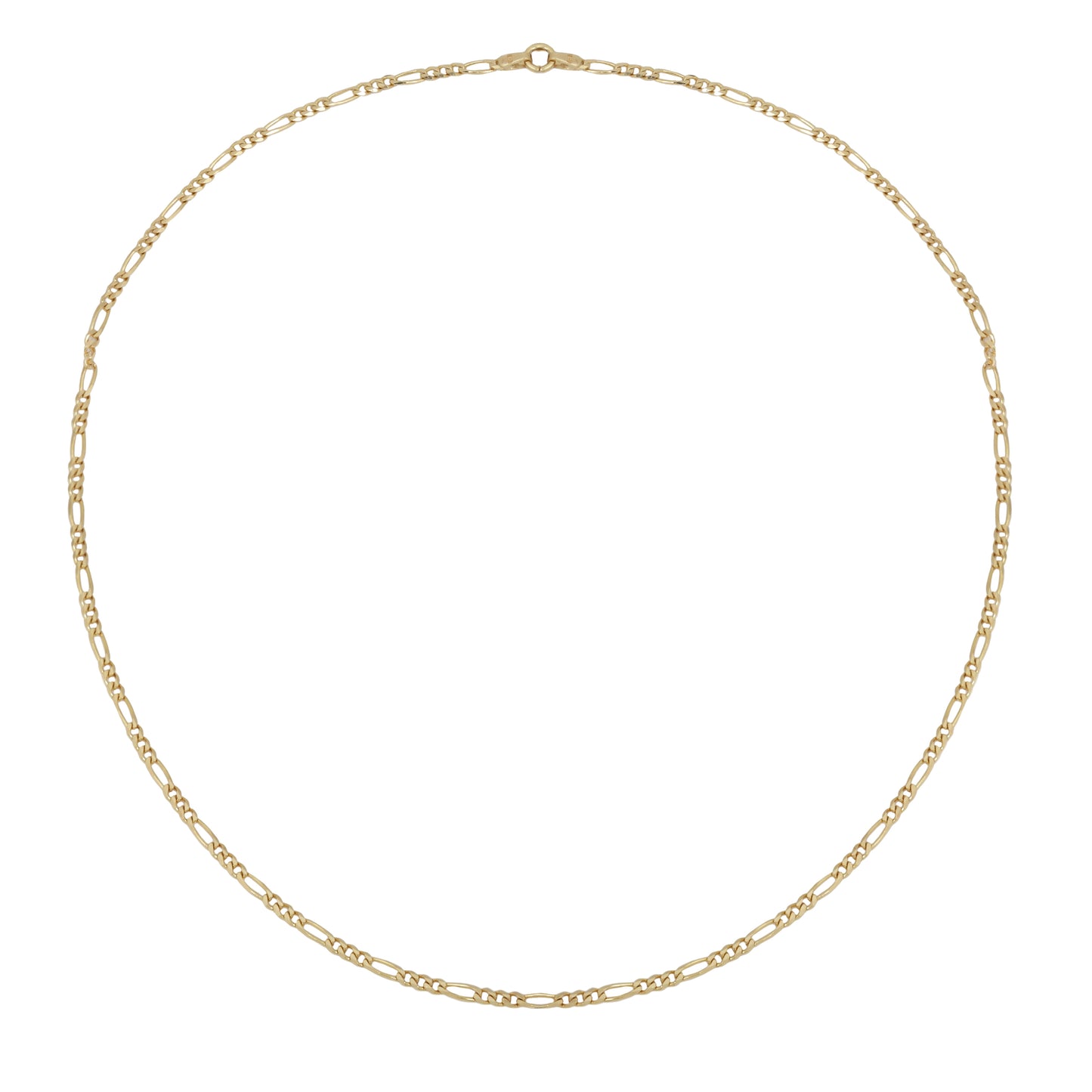 Thin Gold Figaro Necklace