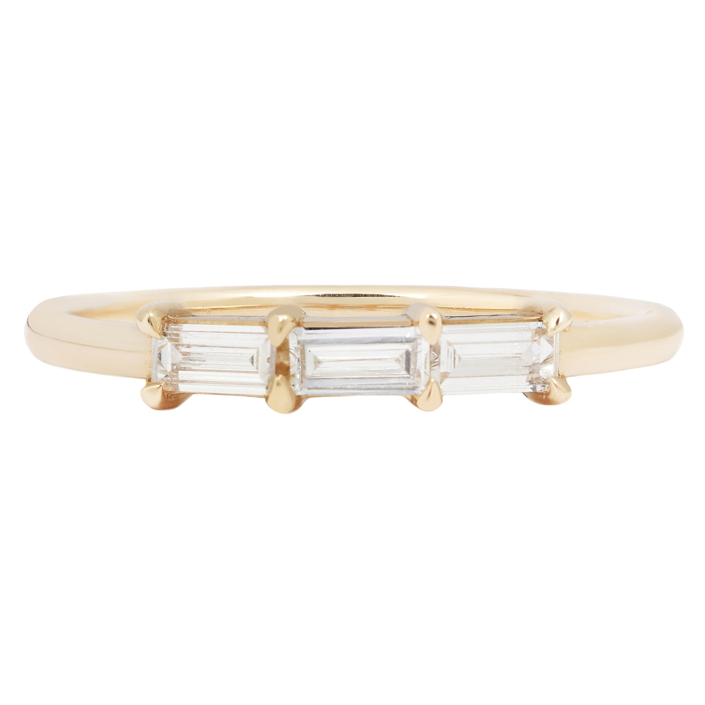 Linear Triple Baguette Ring