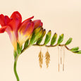 Golden Leaf Earrings 4