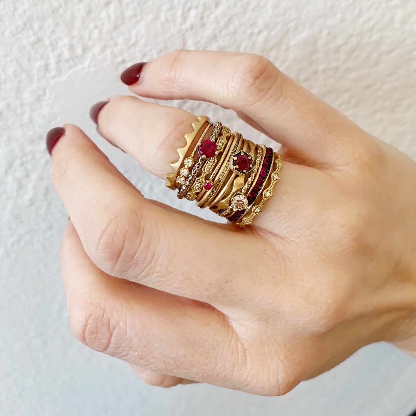 Diamond Rhombus Eternity Band