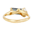 Blue Sapphire Cluster Ring 5