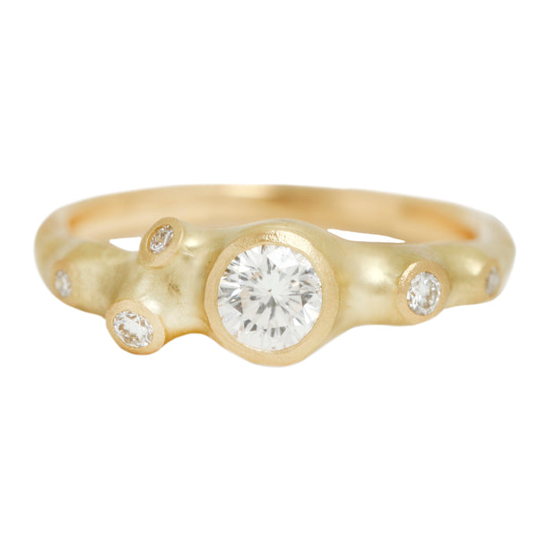 Medium Barnacle Diamond Ring 4