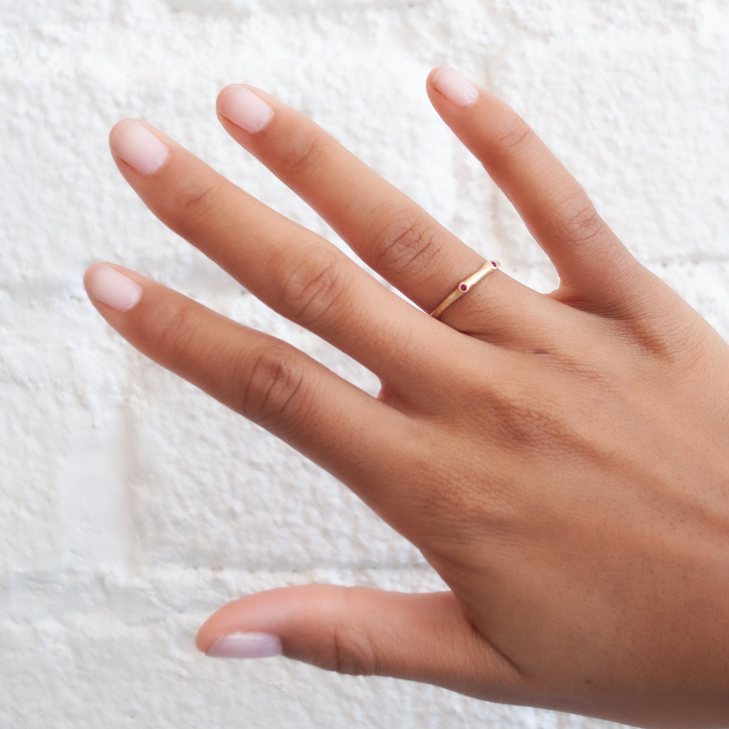 Petite Ruby Stacking Ring